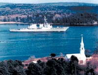 Американские корабли класса Aegis (на снимке - DDG-51 ARLEIGH BURKE) играют важную роль во многих вариантах системы ПРО